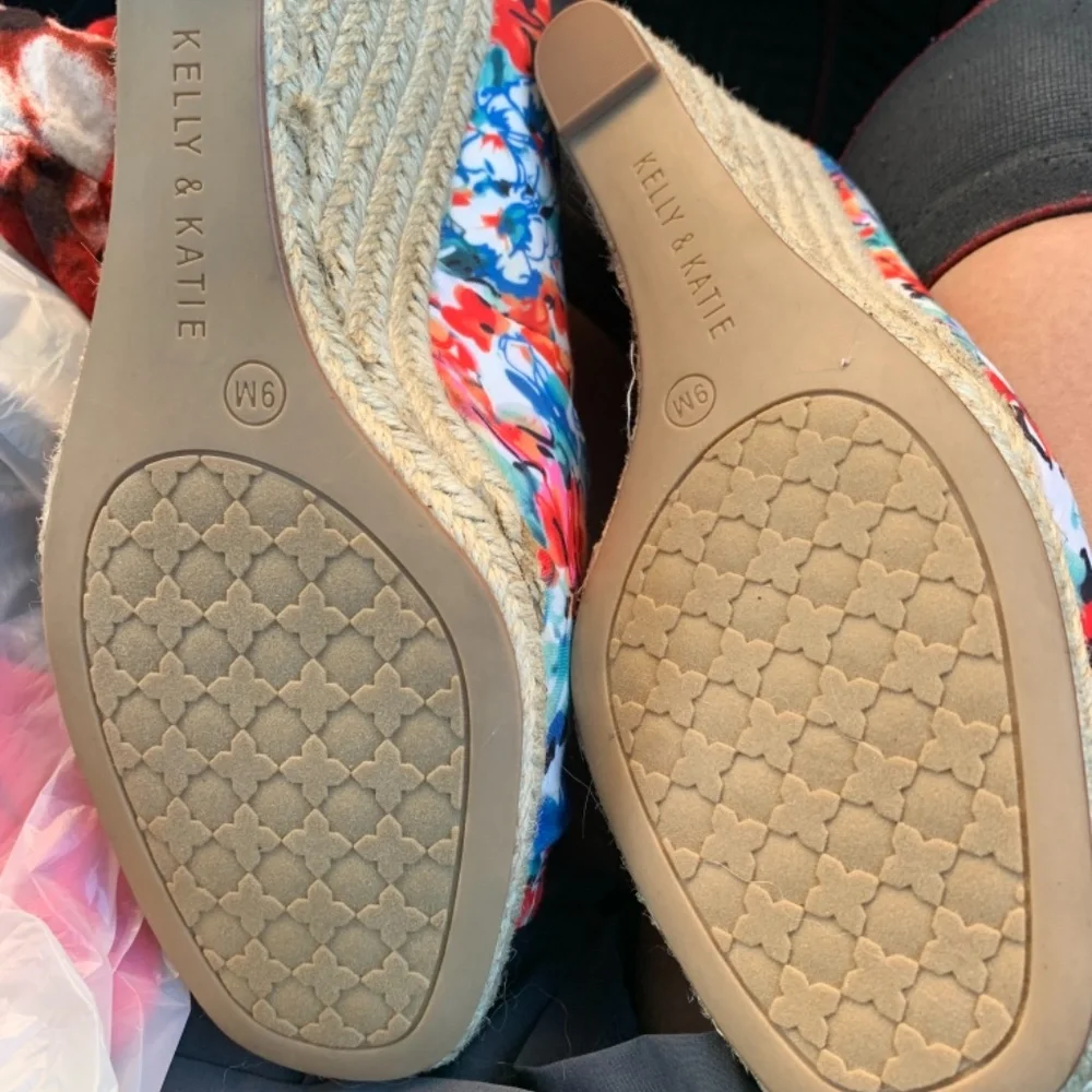 Katie‎ and Kelly floral espadrilles. NWOT